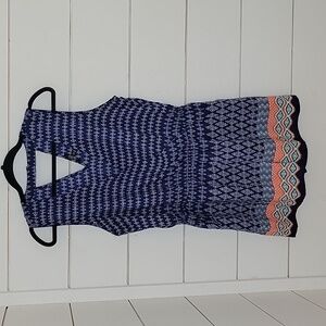 BeBop XL blue white orange romper